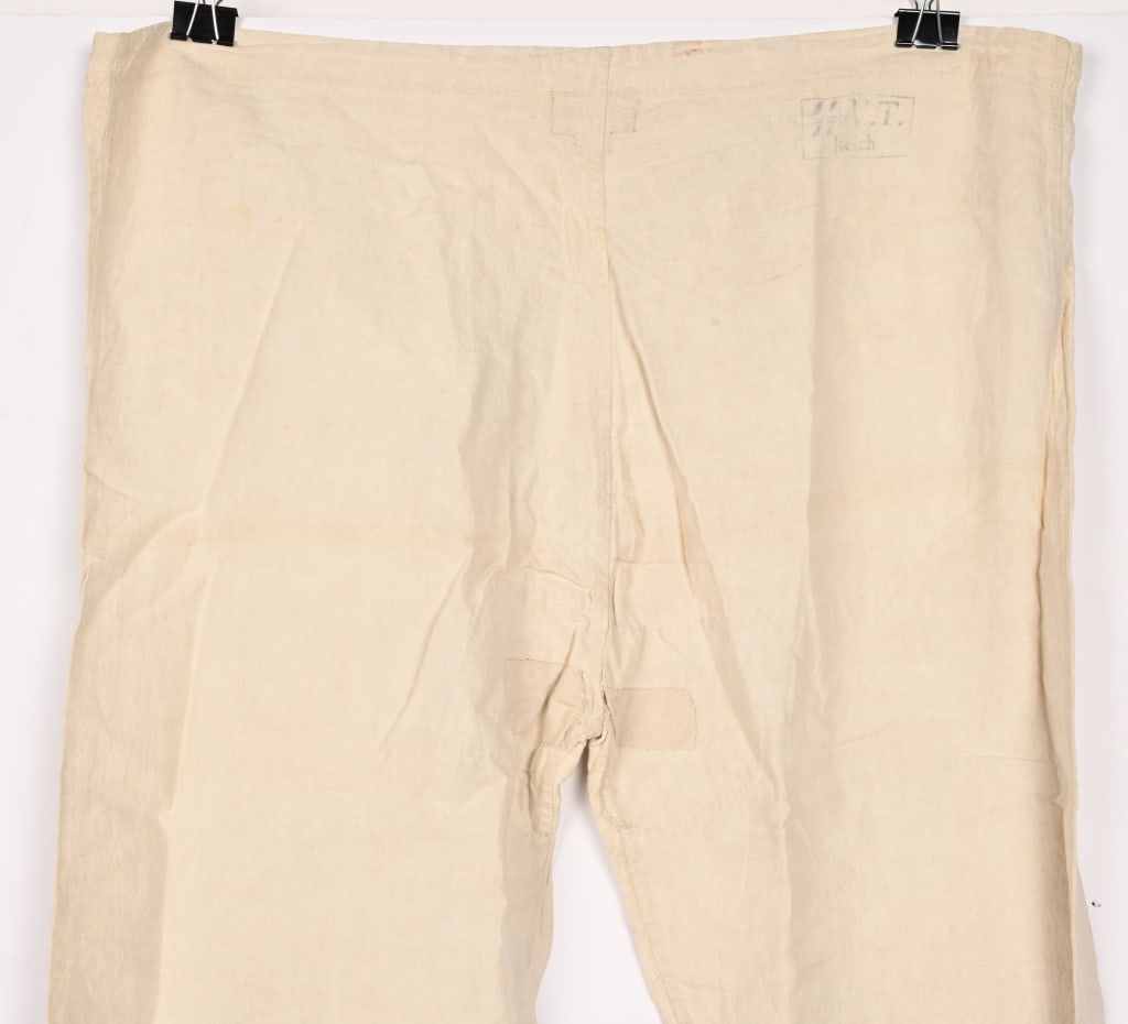 WWII NAZI GERMAN WAFFEN SS WHITE CAMO TROUSERS WW2 - 5