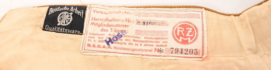 WW2 NAZI GERMAN NSDAP GAU AMTSLEITER NAMED UNIFORM - 11
