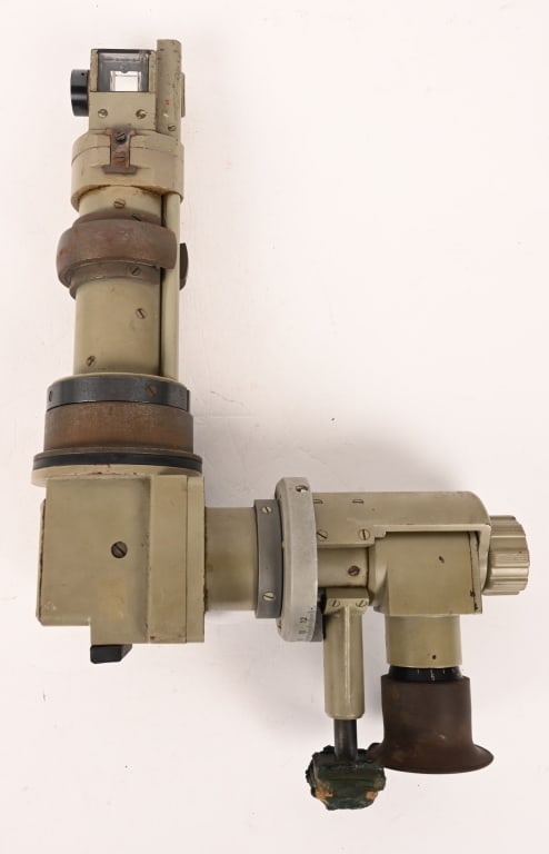 WWII GERMAN PANZER 3 Pz.B.W.F. 9 CUPOLA PERISCOPE: This Panzer Beobachtungs Winkel Fernrohr 9 optic. This device was used for general observation behind an armored plate or inside a cupola. Some observation cupolas had them installed as side optics, b