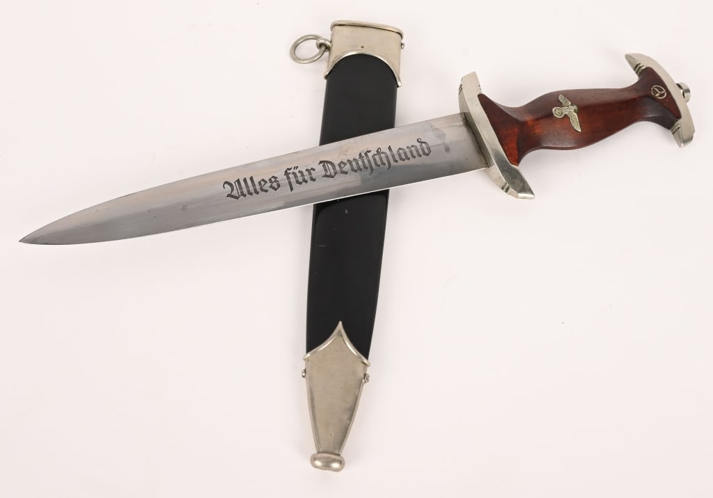 WWII NAZI GERMAN EARLY NSKK DAGGER BY HELLER WW2 (1 of 6)