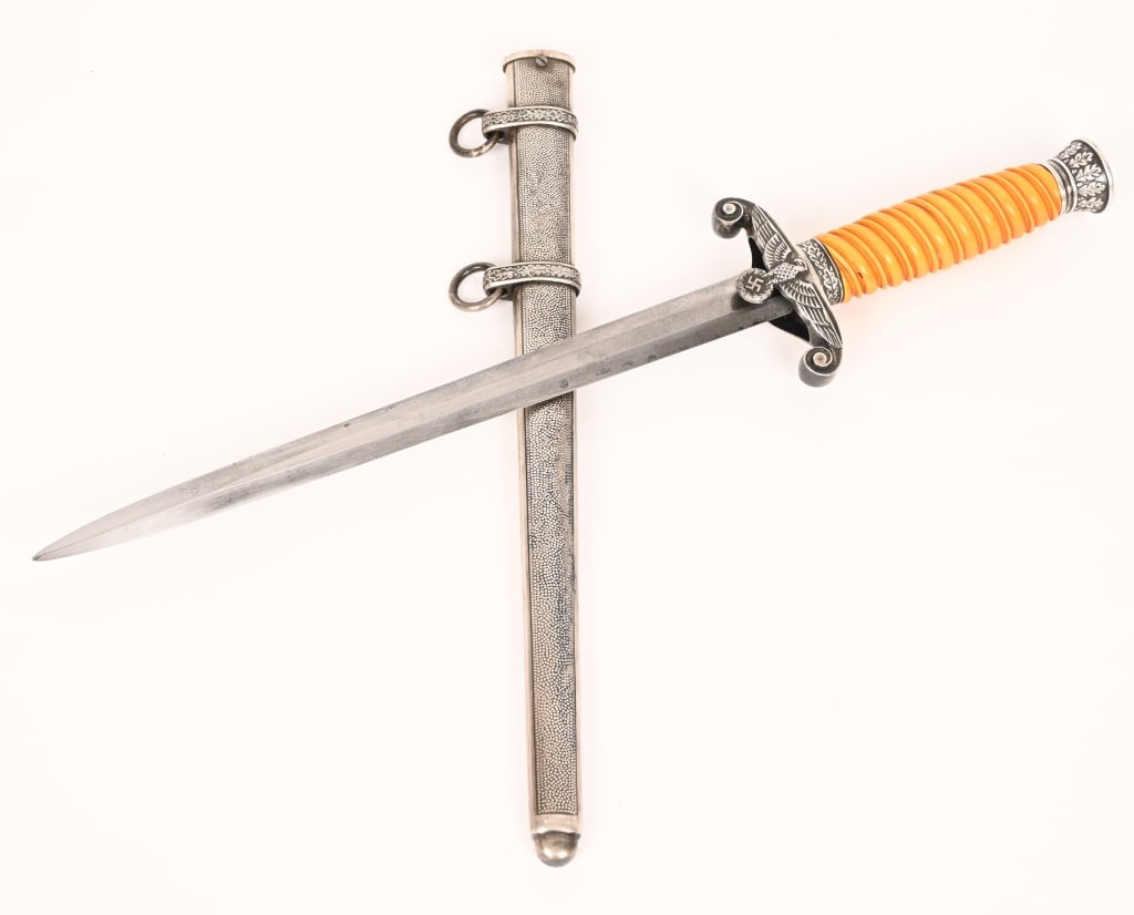 WWII NAZI GERMAN OFFICERS DAGGER BY EICKHORN WW2 (1 of 6)