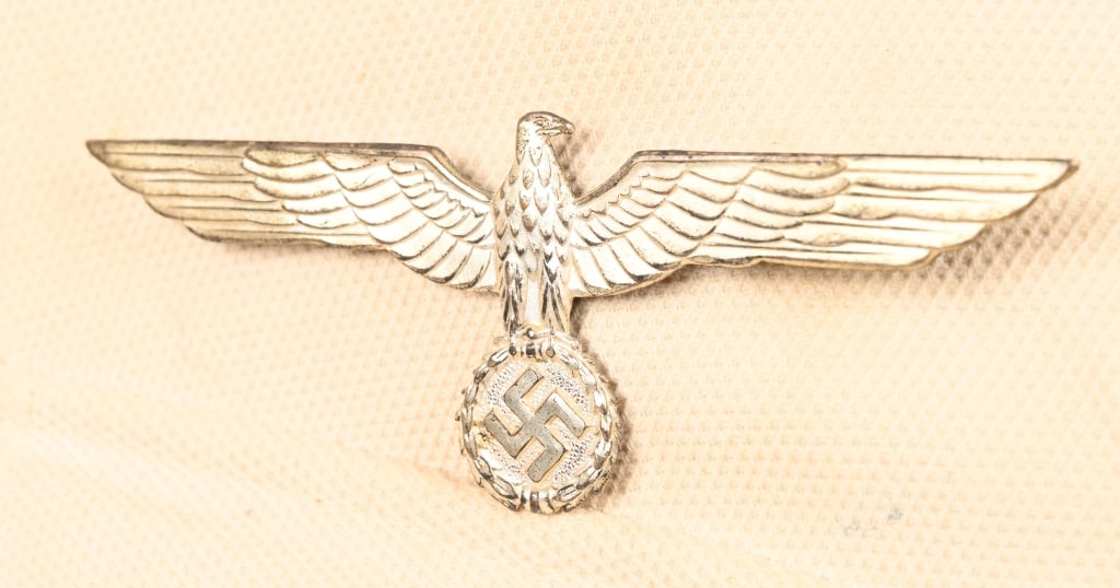 WWII NAZI GERMAN HAUPTMANN WHITE SUMMER TUNIC - 2