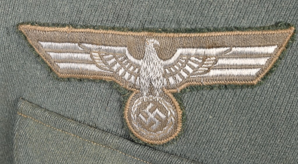 WWII NAZI 53RD ARTILLERY OLD STYLE SERVICE TUNIC - 3