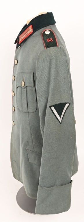 WWII NAZI 53RD ARTILLERY OLD STYLE SERVICE TUNIC - 5