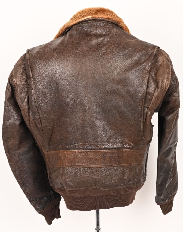 WWII US AVG PAINTED & NAMED ACE FLIGHT JACKET WW2 - 4