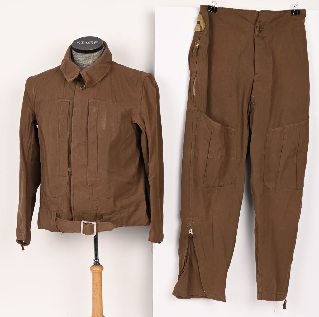 WWII JAPANESE ARMY TWO PIECE SUMMER FLIGHT SUIT (1 of 8)