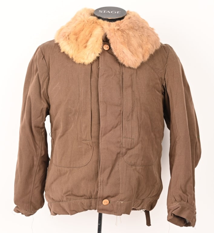 WWII JAPANESE ARMY TWO PIECE WINTER FLIGHT SUIT - 2