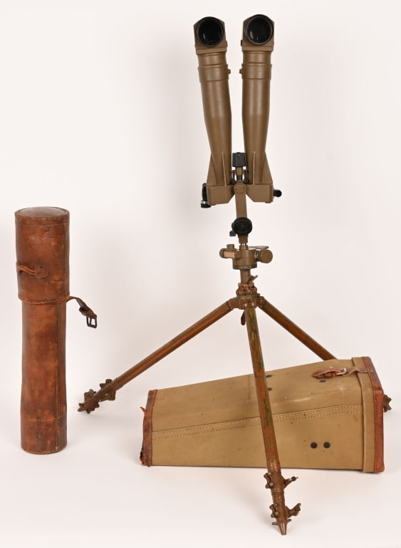 WWII JAPANESE ARTILLERY TRENCH PERISCOPE W TRIPOD (1 of 8)