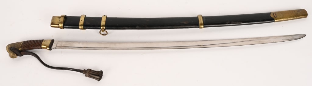 WWII SOVIET COSSACK SHASHKA SABER W BAYONET WW2: Imperial Russia, known as the Soviet Union after the Revolution of 1917, did away with anything and everything that reminded it of an imperial past. This included markings on weapons as well as nearly