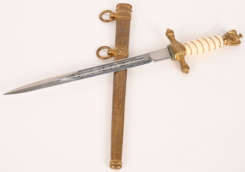 WWII NAZI GERMAN KRIEGSMARINE OFFICER'S DAGGER WW2 (1 of 6)
