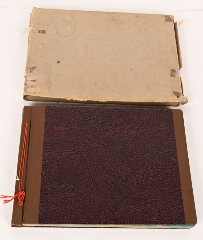 WWII NAZI KRIEGSMARINE MINE SWEEPER PHOTO ALBUM: WWII Nazi German Kriegsmarine Photo Album with 151 black and white photographs showing several officer portrait shots of them wearing their medals. The ship was obviously a mine sweeper flotilla ship