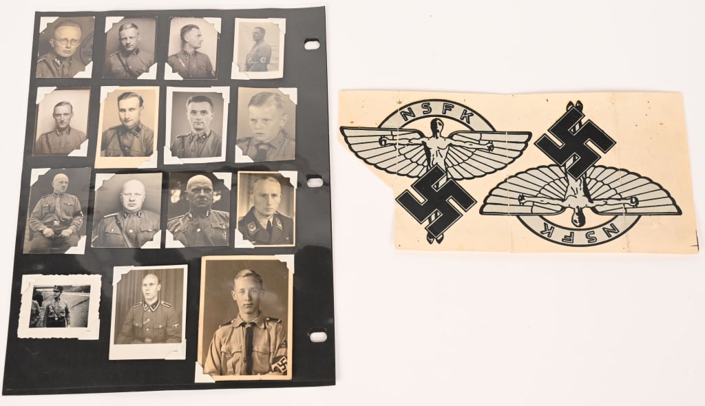 WWII NAZI GERMAN NSFK HELMET DECALS & PHOTOS WW2: WWII German NSFK National Socialist Flying Corps Helmet Decals by Carl Schimpf of Nürnberg. The National Socialist Flyers Corps (Nationalsozialistisches Fliegerkorps; NSFK) was a paramilitary org