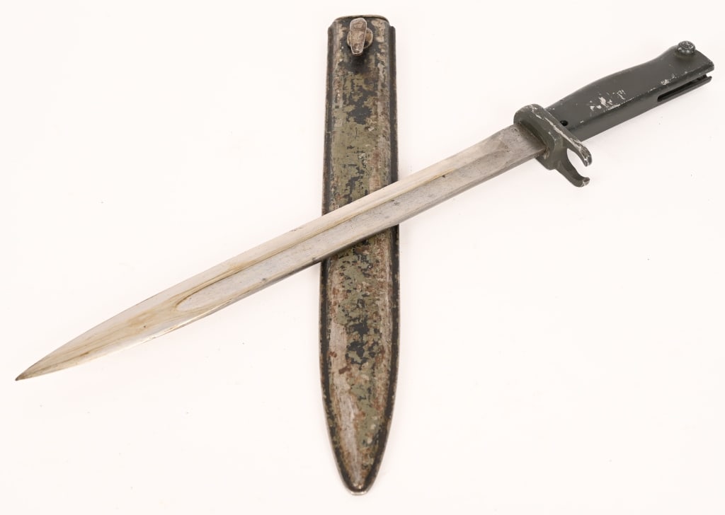WW1 GERMAN ERSATZ COMBAT BAYONET W/ SCABBARD WWI (1 of 5)