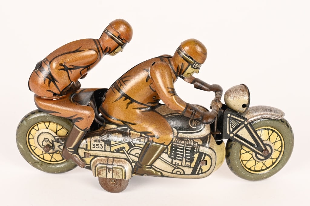 GERMAN CKO KELLERMAN TIN WINDUP MOTORCYCLE - 3