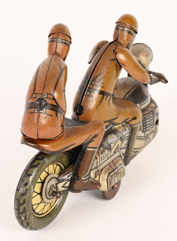 GERMAN CKO KELLERMAN TIN WINDUP MOTORCYCLE - 4