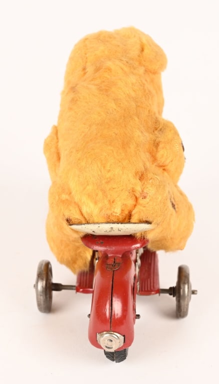 GUNTHERMANN WINDUP BEAR ON MOTORCYCLE - 4