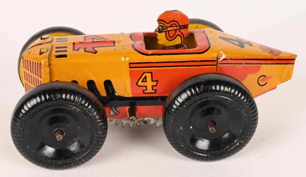 MARX TIN WINDUP #4 MIDGET RACER (1 of 5)