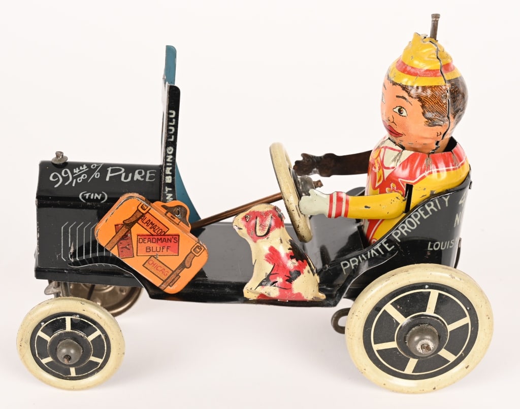 MARX TIN WINDUP FUNNY FLIVVER (1 of 5)