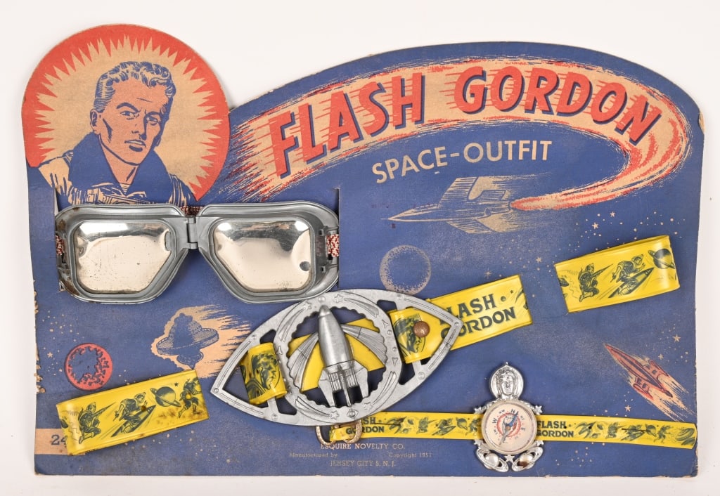 1951 ESQUIRE FLASH GORDON SPACE OUTFIT MOC (1 of 6)