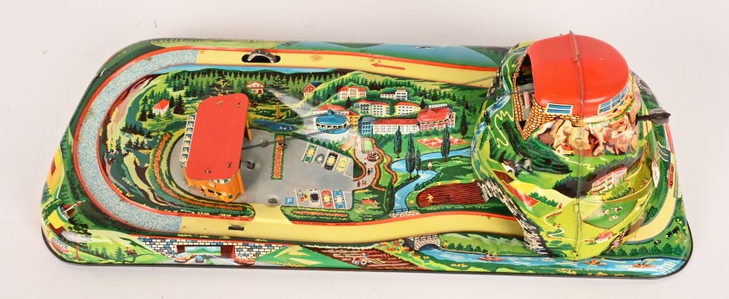 TECHNOFIX WINDUP CABLE CAR w/ BOX - 2