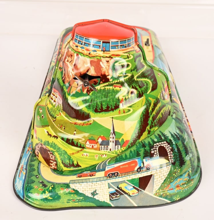 TECHNOFIX WINDUP CABLE CAR w/ BOX - 3