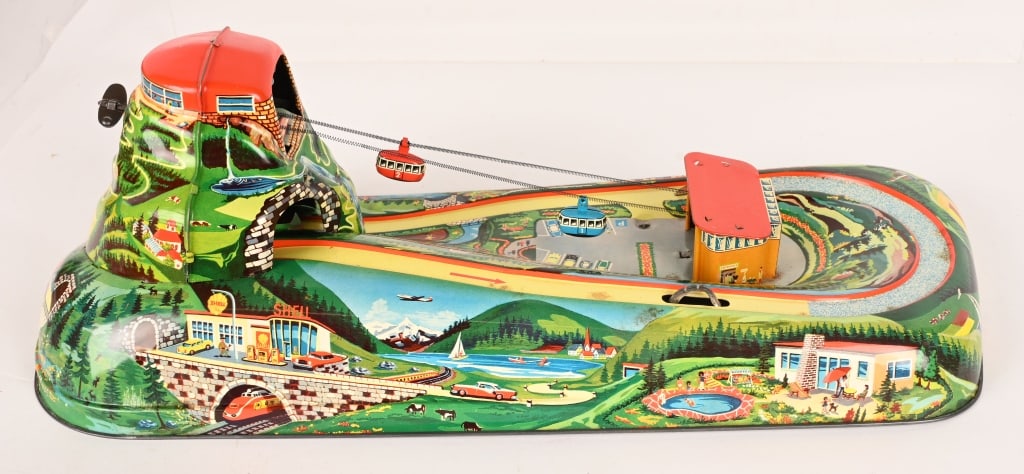 TECHNOFIX WINDUP CABLE CAR w/ BOX - 4