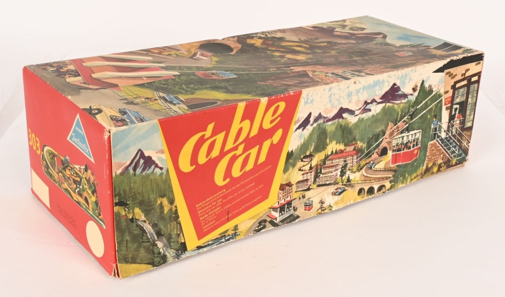 TECHNOFIX WINDUP CABLE CAR w/ BOX - 8