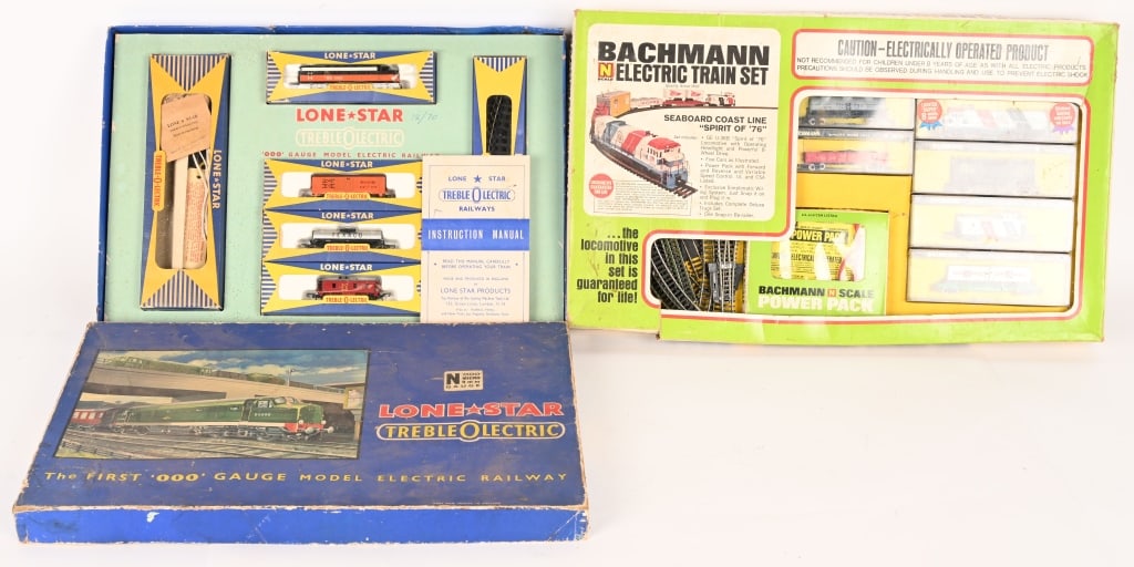 LONE STAR 000GA TRAIN SET & BACHMAN 1776 SET (1 of 6)
