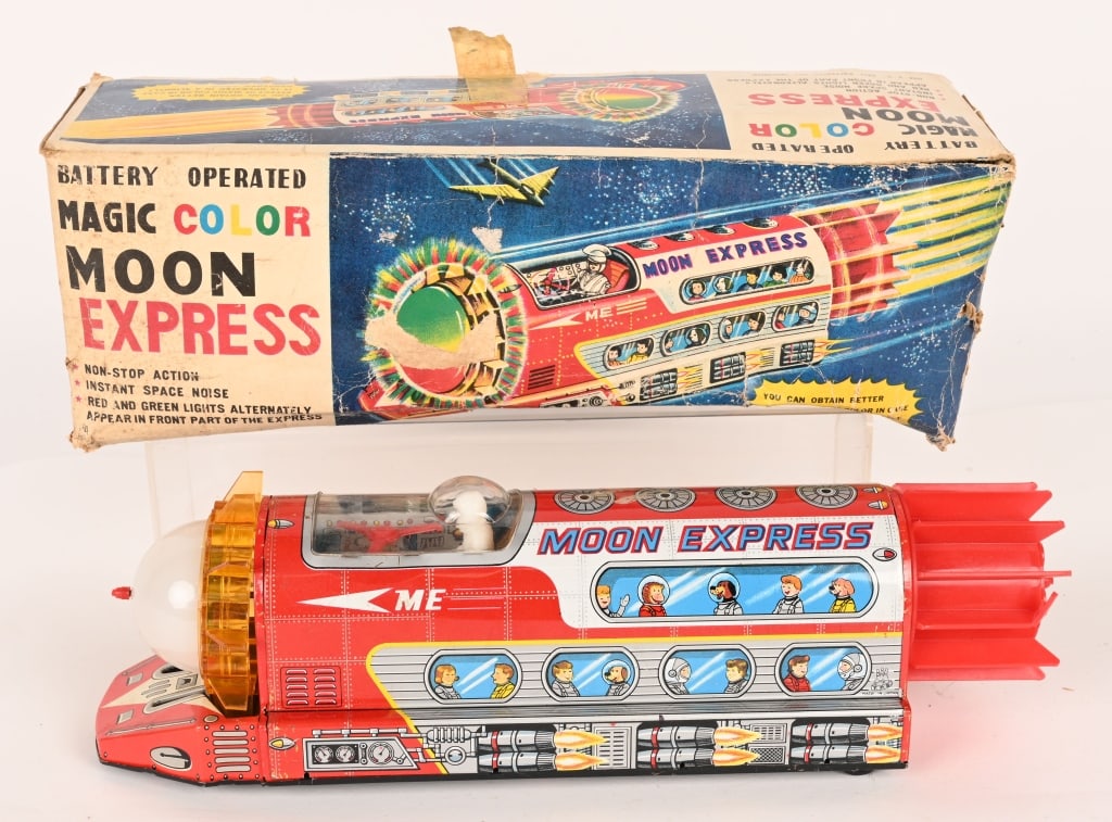 JAPAN BATTERY OP MAGIC COLOR MOON EXPRESS w/ BOX (1 of 8)