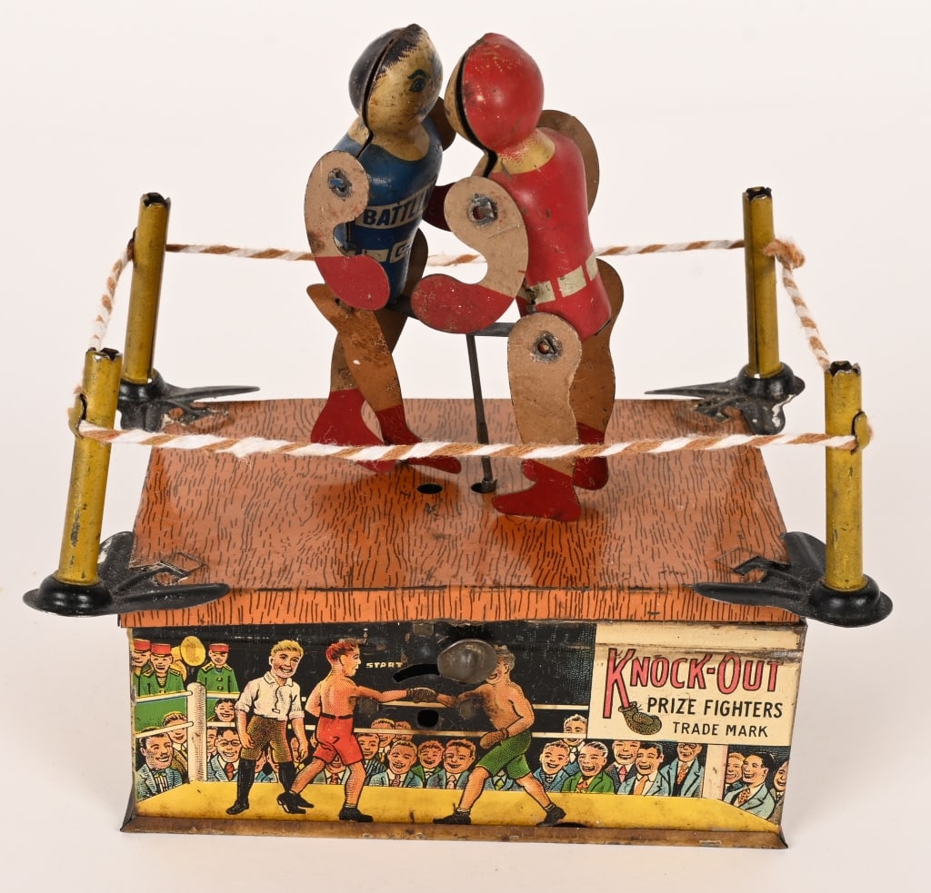 STRAUSS TIN WINDUP KNOCK OUT PRIZE FIGHTERS (1 of 5)