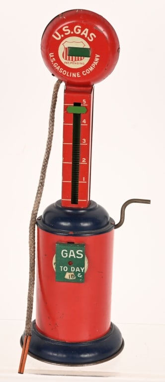TIN US GASOLINE COMPANY GAS PUMP (1 of 5)