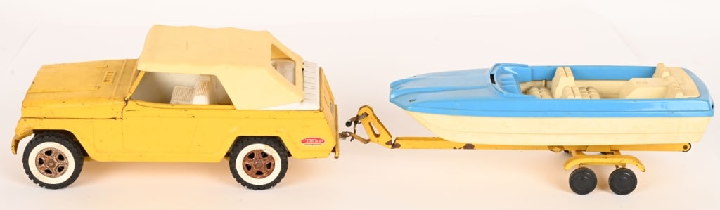 TONKA JEEPSTER w/ BOAT & TRAILER (1 of 7)