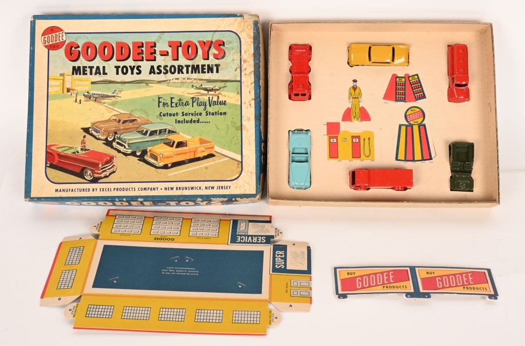 GOODEE-TOYS CAR & TRUCK SET w/ BOX (1 of 6)