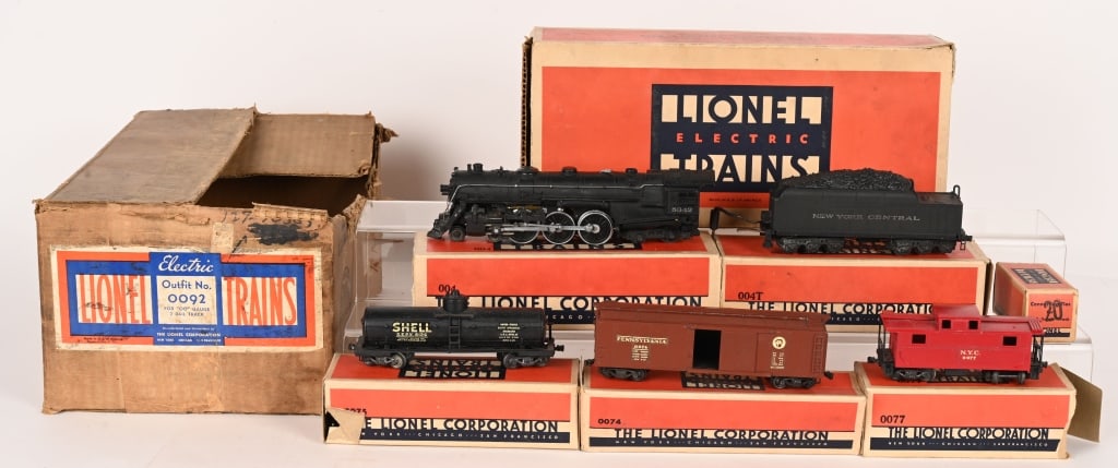 LIONEL 0092 TRAIN SET w/ SET BOX (1 of 6)