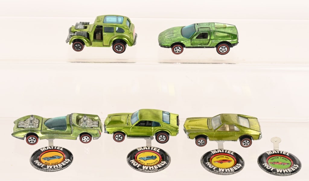 5- VINTAGE HOT WHEELS RED LINES (1 of 5)