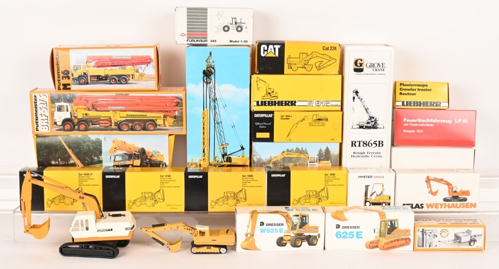 LOT OF NZG AND CONRAD HEAVY CONSTRUCTION EQUIPMENT (1 of 7)