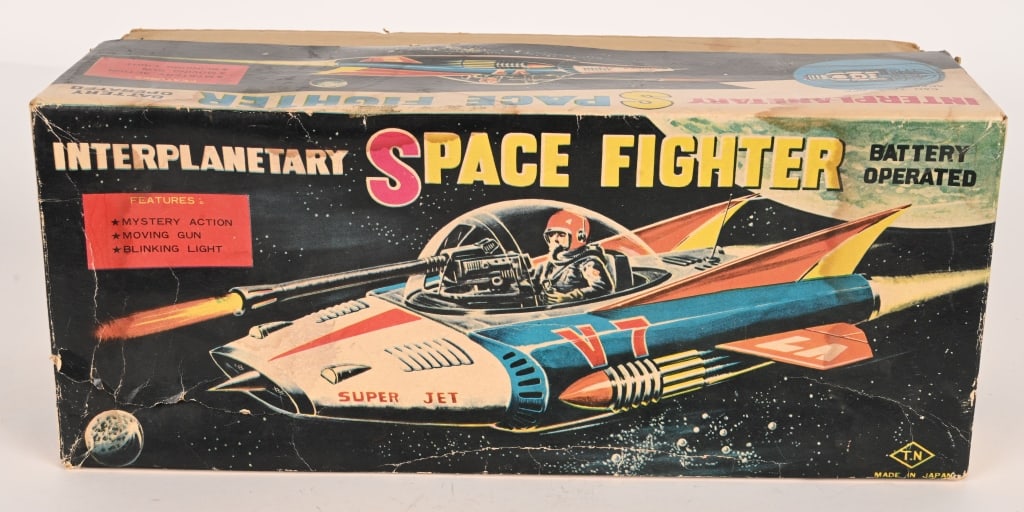 NOMURA B/O INTERPLANETARY SPACE FIGHTER w/ BOX - 12