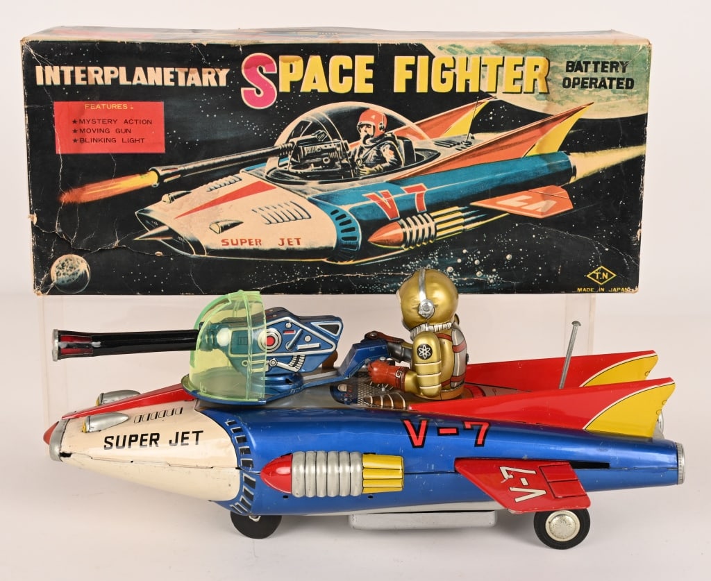 NOMURA B/O INTERPLANETARY SPACE FIGHTER w/ BOX - 13