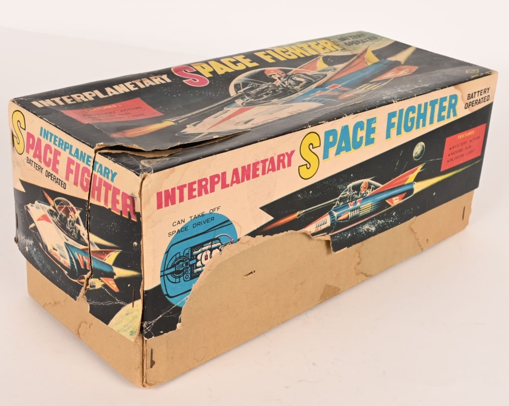 NOMURA B/O INTERPLANETARY SPACE FIGHTER w/ BOX - 9