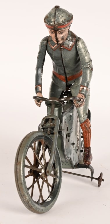 LEHMANN TIN WINDUP PILOT MOTORCYCLE - 2