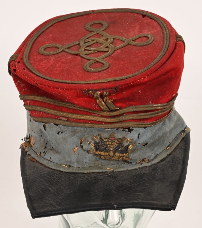 FRENCH OFFICERS FRANCO PRUSSIAN WAR CAP OR KEPI (1 of 5)