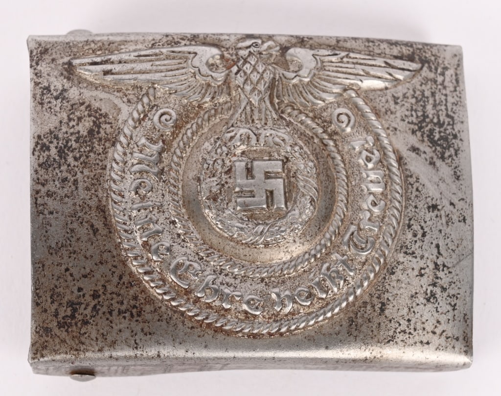 WWII NAZI GERMAN WAFFEN SS BELT BUCKLE 36/42 WW2 (1 of 3)