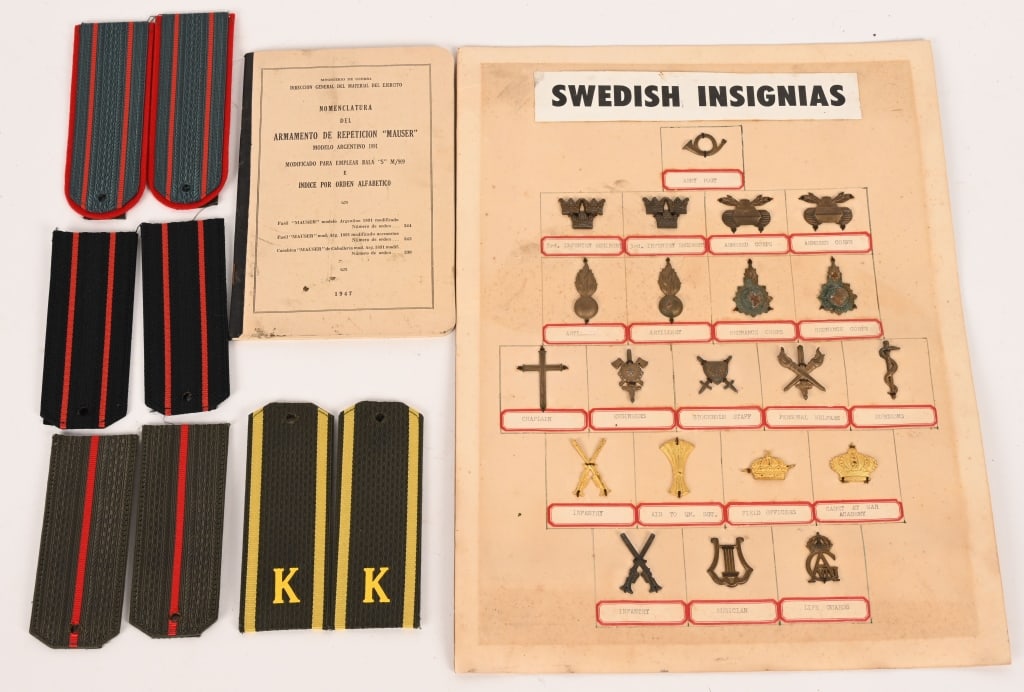 LOT OF MILITARY ITEMS SWEDISH RUSSIA INSIGNIA (1 of 7)
