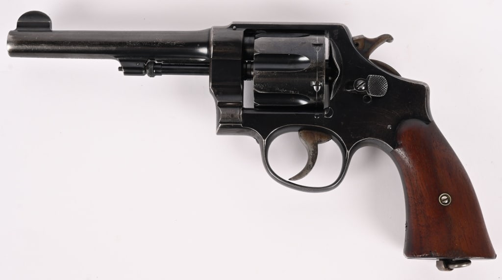 SMITH & WESSON US MODEL 1917 REVOLVER 45 ACP. (1 of 7)