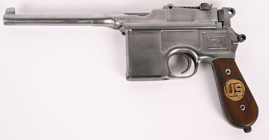 MAUSER C96 BROOM HANDEL PROJECT PISTOL 7.63 MAUSER (1 of 5)