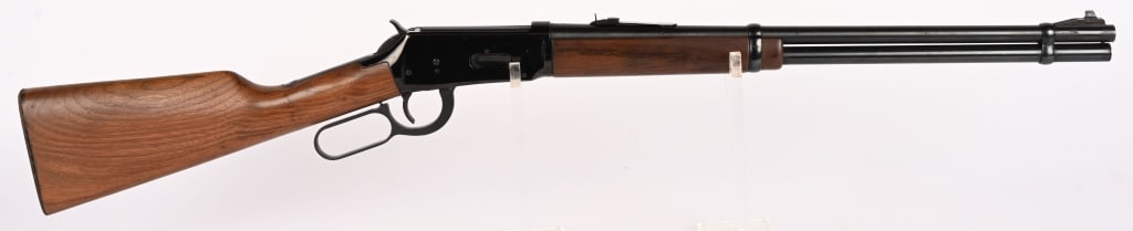 WINCHESTER MODEL 94 CARBINE LEVER ACTION 30-30 WIN: SERIAL NUMBER: 3339482. BARREL: 20". CALIBER: .30 - 30 WIN. MANUFACTURED: 1970. Rifle is finished blue overall. Smooth finish walnut stock and forearm. Steel flat checkered butt plate is attached. . C