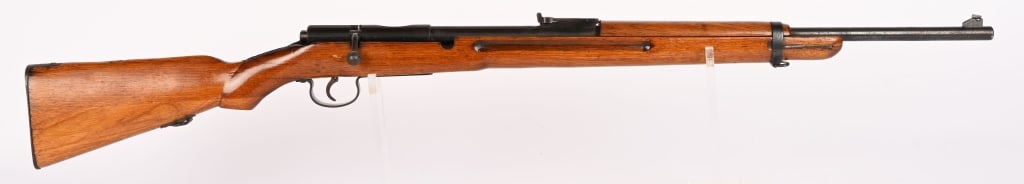 PRE WW2 GERMAN JGA SPORTMODELL TRAINING RIFLE: SERIAL NUMBER: 3582. BARREL: 26-1/2". CALIBER: .22LR. MANUFACTURED: 1930s. Manufactured by what is now known as Anschutz. Made to familiarize young troops and the public in general with the operation