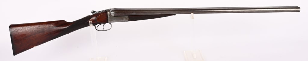 ENGRAVED N. LEWIS SIDE BY SIDE 12 SHOTGUN (1 of 10)