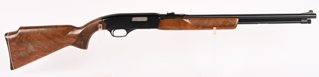 WINCHESTER MODEL 270 SLIDE .22 CAL RIFLE: SERIAL NUMBER: 276241. BARREL: 20". CALIBER: .22 S-L-LR. MANUFACTURED: 1971. The Winchester Model 270 is a slide-action (pump-action) .22 caliber rimfire rifle produced between 1963 and 1973, often