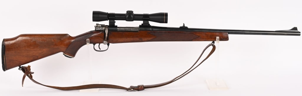 GOLDEN STATE ARMS SANTE FE MODEL 1947 BOLT RIFLE: SERIAL NUMBER: 1649516495. BARREL: 22". CALIBER: 30-06. MANUFACTURED: LATE 1940s - EARLY 1950s. The Golden State Arms Corp. Santa Fe Model 1947 is a "sporterized" rifle, built on surplus German